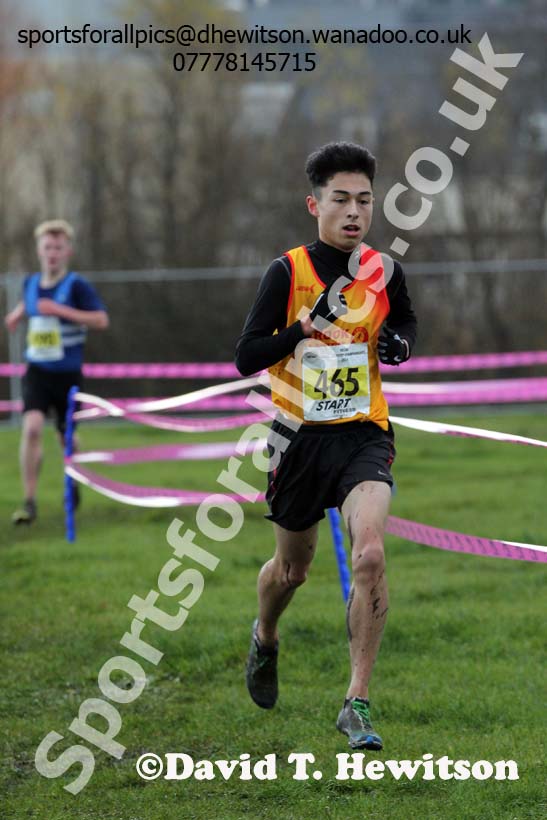 Mens under-17s North Eastern Cross Country Chanpionships. Photo: David T. Hewitson/Sports for All Pics